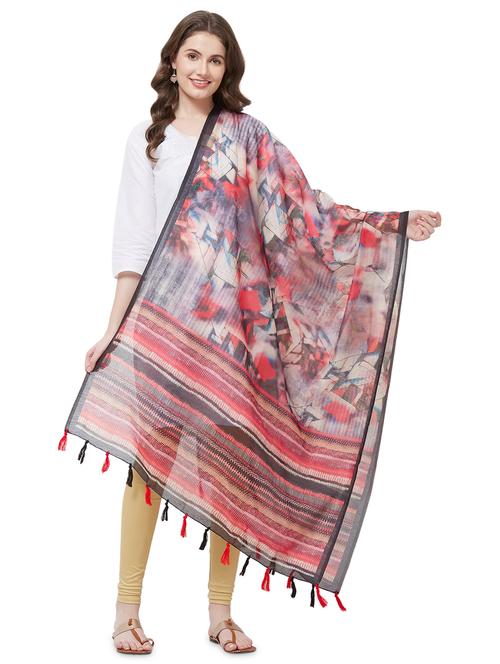 printed woven dupatta - 16879352 - Very Small Image - 1