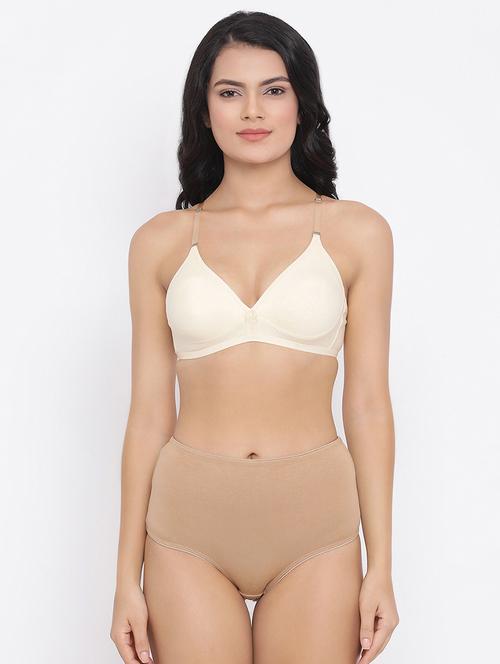 bow patch bra with panty set - 16879501 - Very Small Image - 1