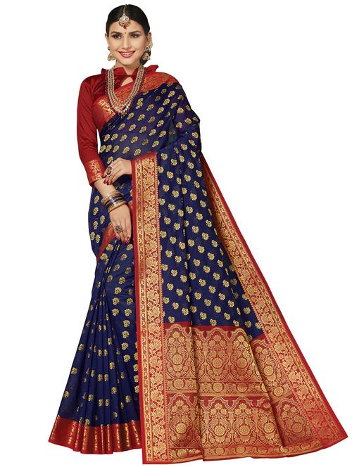 self design bhagalpuri saree - 16881986 - Very Small Image - 1