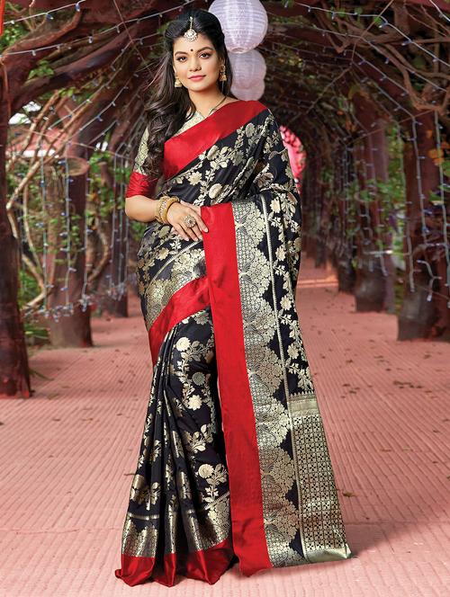 self design bhagalpuri saree - 16882106 - Very Small Image - 1