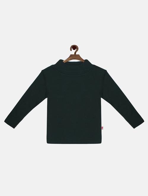 green cotton sweatshirt - 16882527 - Very Small Image - 1