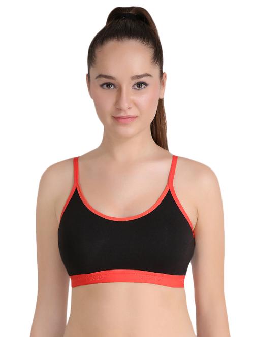 contrast piped sports bra - 16884345 - Very Small Image - 1
