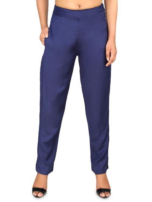 high rise flat front trouser - 16884574 - Very Small Image - 1