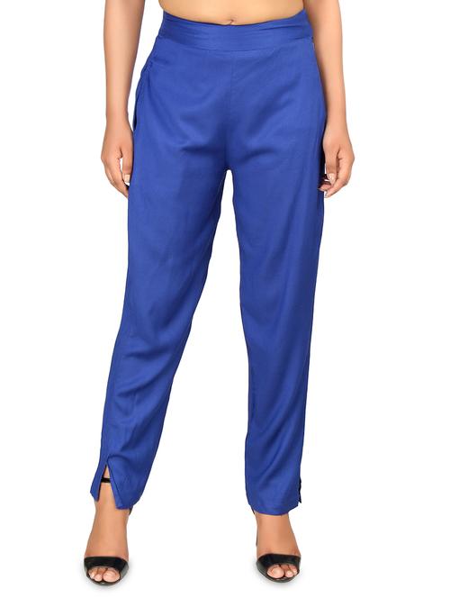 high rise solid peg trouser - 16884577 - Very Small Image - 1