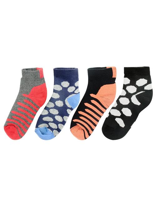 set of 4 multi colored cotton sock - 16886047 - Very Small Image - 1