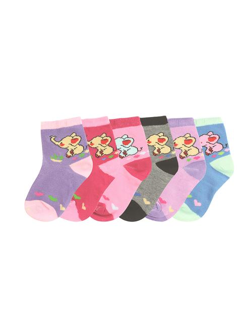 set of 5 multi colored cotton sock - 16886156 - Very Small Image - 1