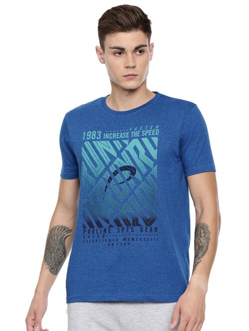 blue printed t-shirt - 16886328 - Very Small Image - 1