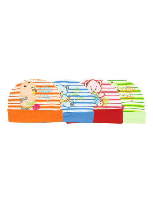 set of 4 multi colored cotton cap - 16889467 - Very Small Image - 1