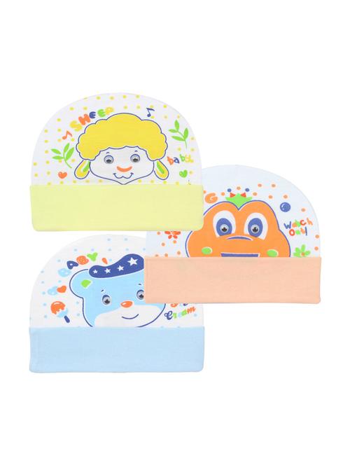 set of 3 multi colored cotton cap - 16889469 - Very Small Image - 1