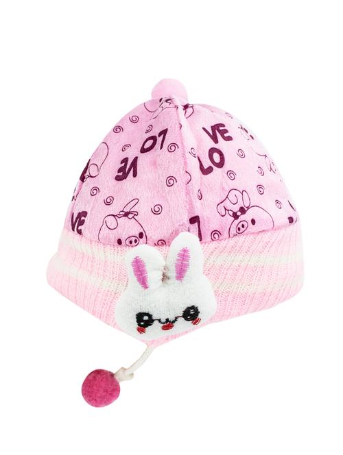pink cotton cap - 16889484 - Very Small Image - 1
