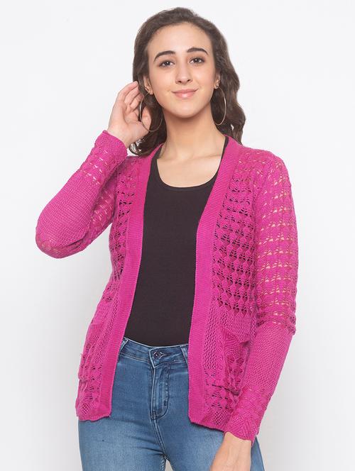 long sleeves knitted shrug - 16889683 - Very Small Image - 1