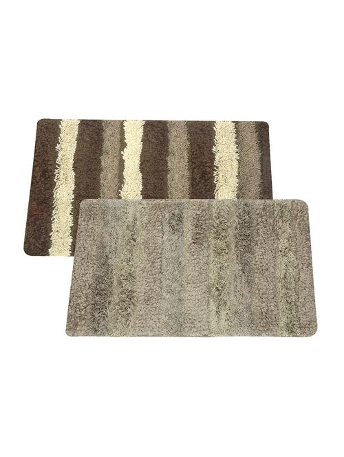 anti slip & anti skid microfiber door mat (set of 2) - 16890596 - Very Small Image - 1