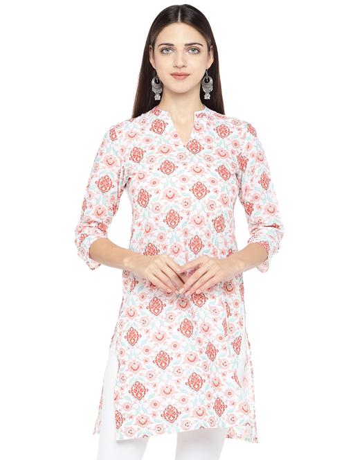 floral straight kurta - 16890811 - Very Small Image - 1