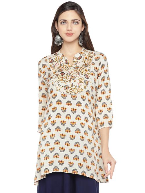 floral a-line kurta - 16890831 - Very Small Image - 1