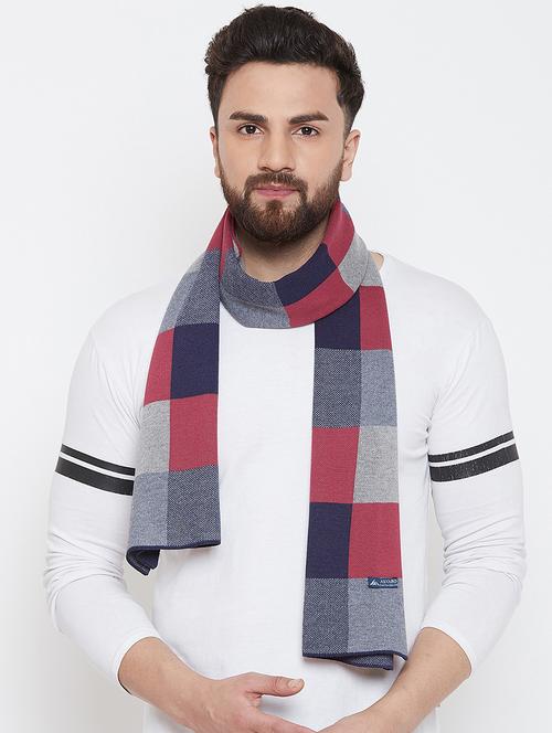 multi colored checkered muffler - 16890909 - Very Small Image - 1