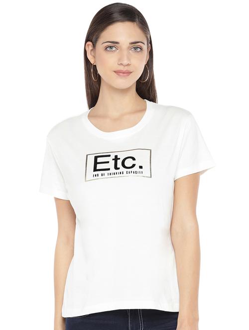 round neck quirky tee - 16891429 - Very Small Image - 1