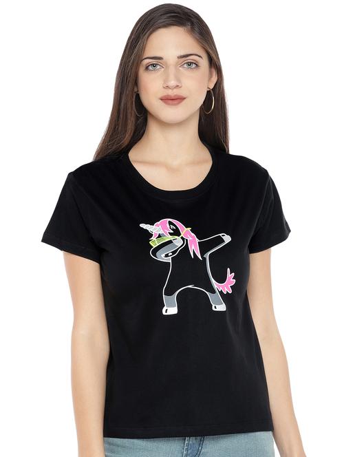 round neck quirky tee - 16891430 - Very Small Image - 1