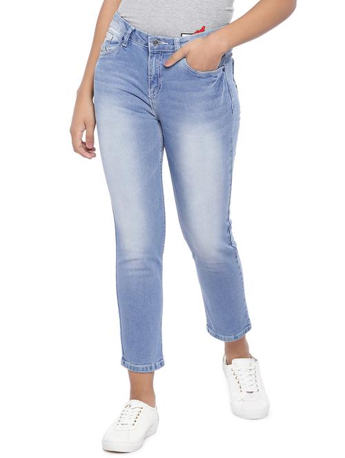 slim fit stone washed jeans - 16891488 - Very Small Image - 1