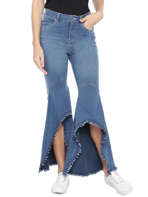 vent hem boot cut jeans - 16891493 - Very Small Image - 1