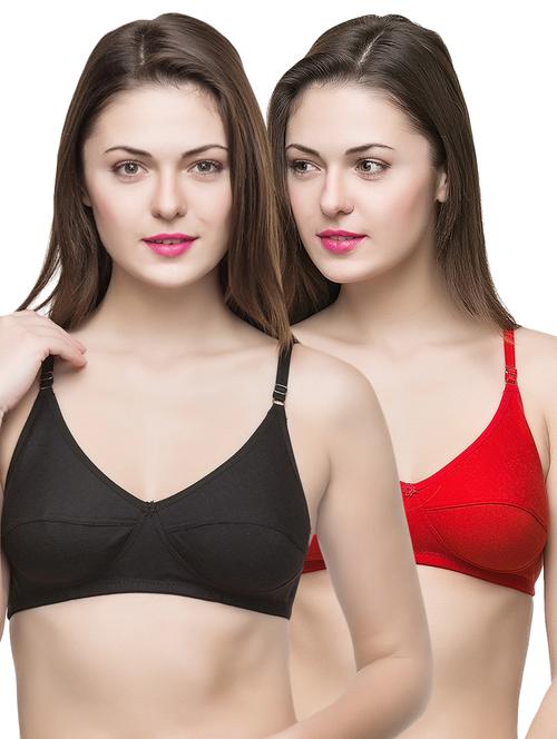 set of 2 floral patch bra - 16893124 - Very Small Image - 1