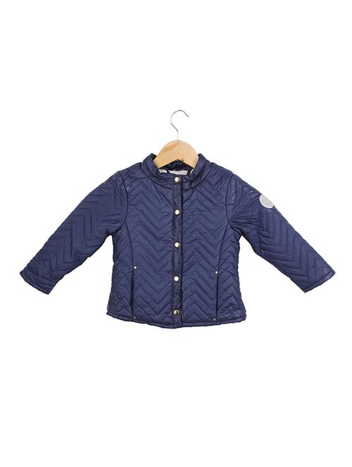 navy blue polyester regular jackets - 16893191 - Very Small Image - 1