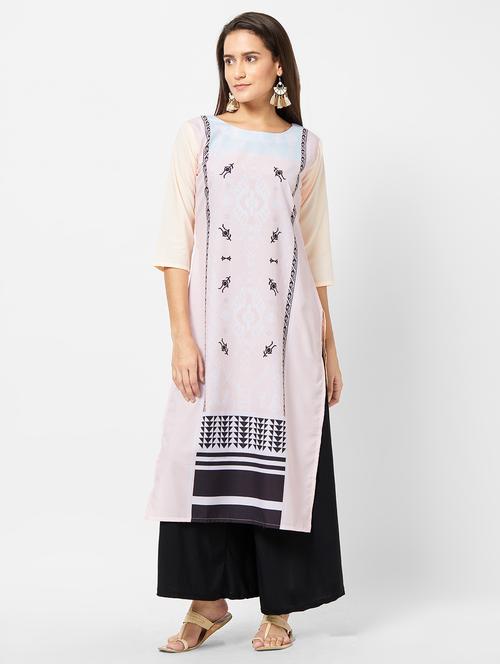 printed straight kurta - 16894863 - Very Small Image - 1