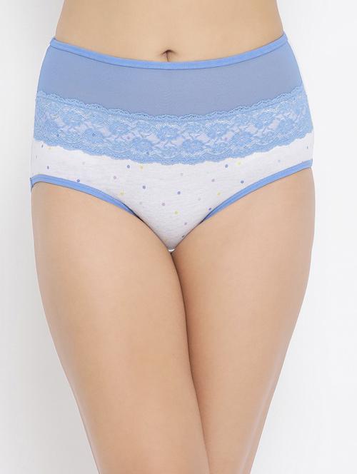 high rise lace detail hipster panty - 16896059 - Very Small Image - 1