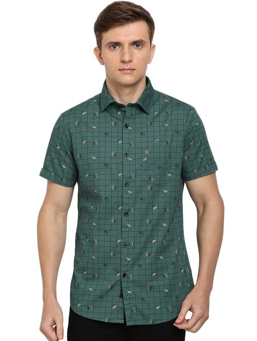green checkered casual shirt - 16900186 - Very Small Image - 1
