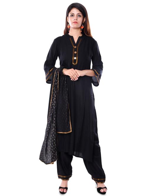 solid straight kurta - 16900293 - Very Small Image - 1