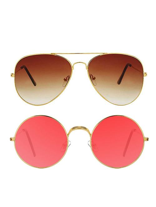 royalmede sunglasses combo ( 2 pairs of sunglasses ) - 16900448 - Very Small Image - 1