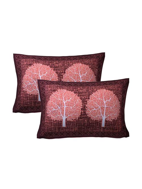 cotton printed pillow cover (set of 2) - 16901271 - Very Small Image - 1