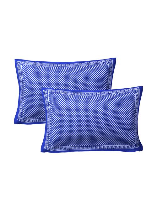 cotton printed pillow cover (set of 2) - 16901278 - Very Small Image - 1