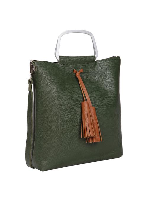 green leatherette (pu) sling bag - 16902197 - Very Small Image - 1