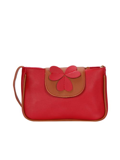 red leatherette (pu) sling bag - 16902208 - Very Small Image - 1
