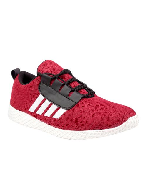red lace up sport shoes - 16903255 - Very Small Image - 1