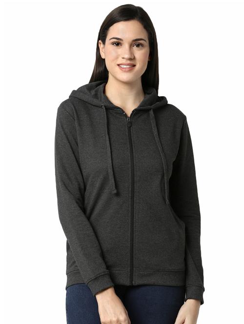 hooded neck zip up jacket - 16903954 - Very Small Image - 1