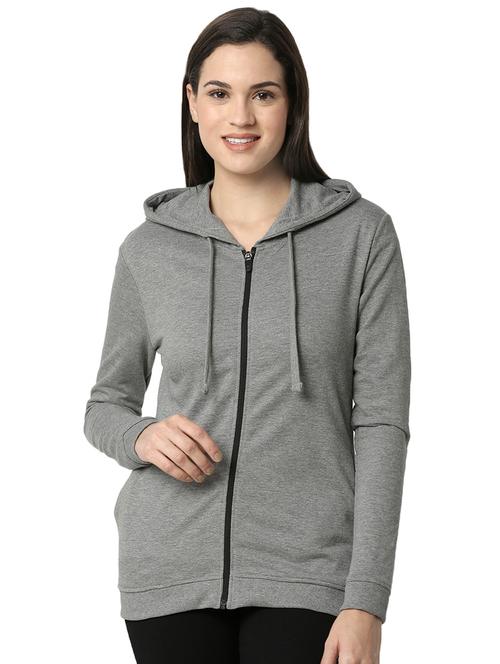 hooded neck zip up jacket - 16903955 - Very Small Image - 1