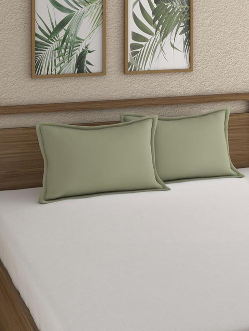 long staple cotton satin pillow cover - 16904117 - Very Small Image - 1