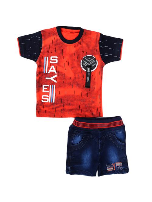 orange cotton tshirt - 16904314 - Very Small Image - 1