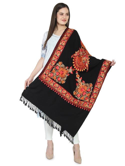 black wool stole - 16906107 - Very Small Image - 1