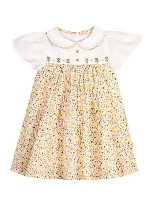 pink cotton frock - 16906259 - Very Small Image - 1