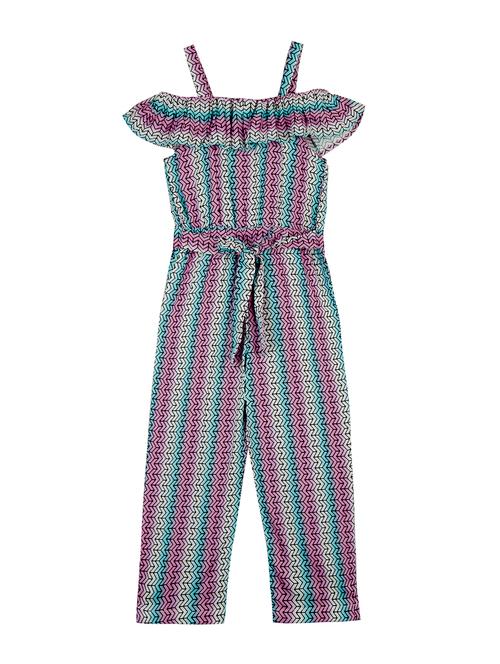 multi colored viscose full length jumpsuit - 16906935 - Very Small Image - 1