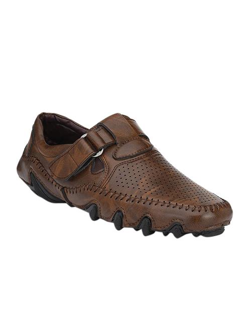 brown back strap sandals - 16907061 - Very Small Image - 1
