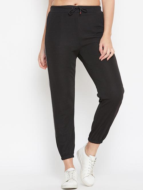 drawstring waist side taped track pant - 16907074 - Very Small Image - 1