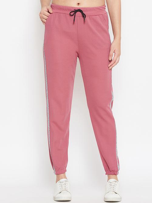 drawstring waist side taped track pant - 16907077 - Very Small Image - 1