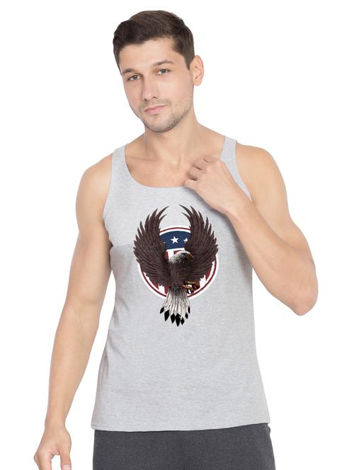 light grey printed vest - 16907361 - Very Small Image - 1