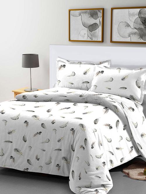 cotton double bed sheet with 2 pillow covers - 16908074 - Very Small Image - 1