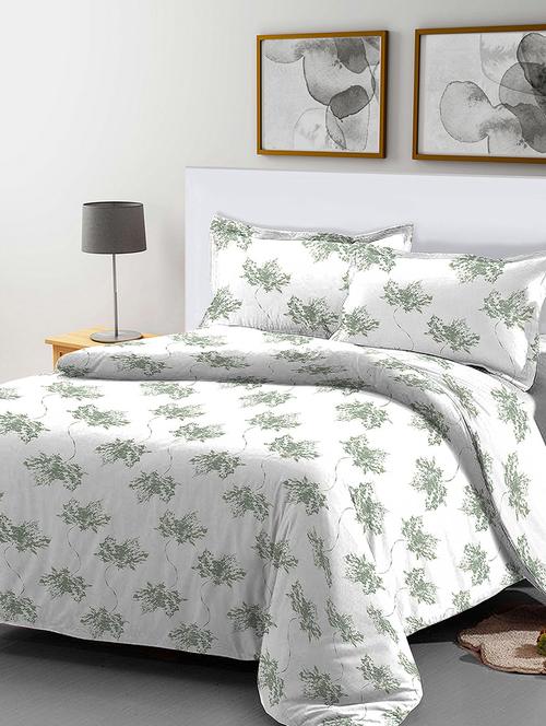 cotton queen size bed sheet with 2 pillow covers - 16908090 - Very Small Image - 1