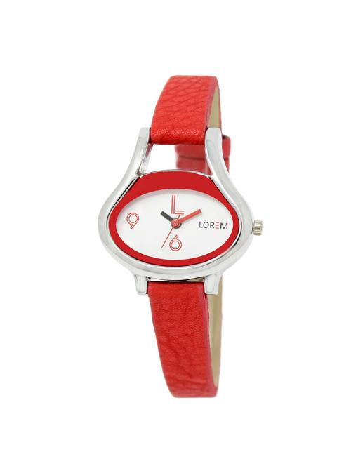 lorem analog white color dial watch for women-lk-206 - 16908684 - Very Small Image - 1