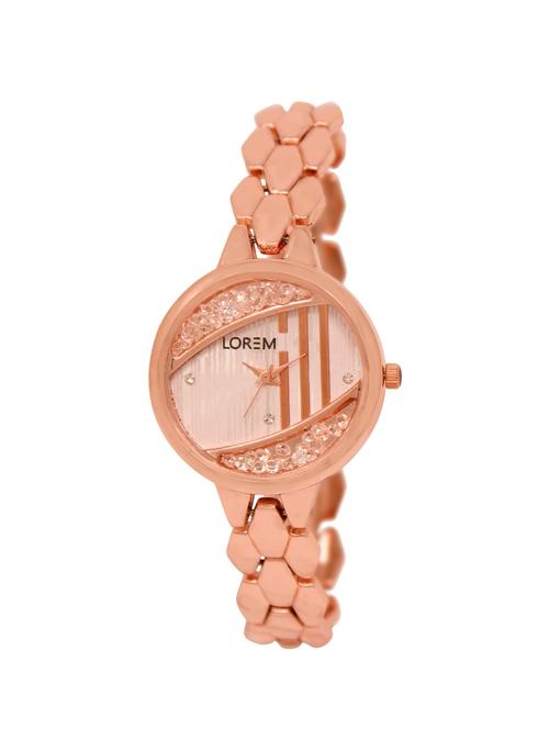 lorem analog rose gold color dial watch for women-lk-222 - 16908691 - Very Small Image - 1